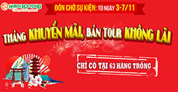 Tuần vàng khuyến mãi - Bán tour không lãi 2017