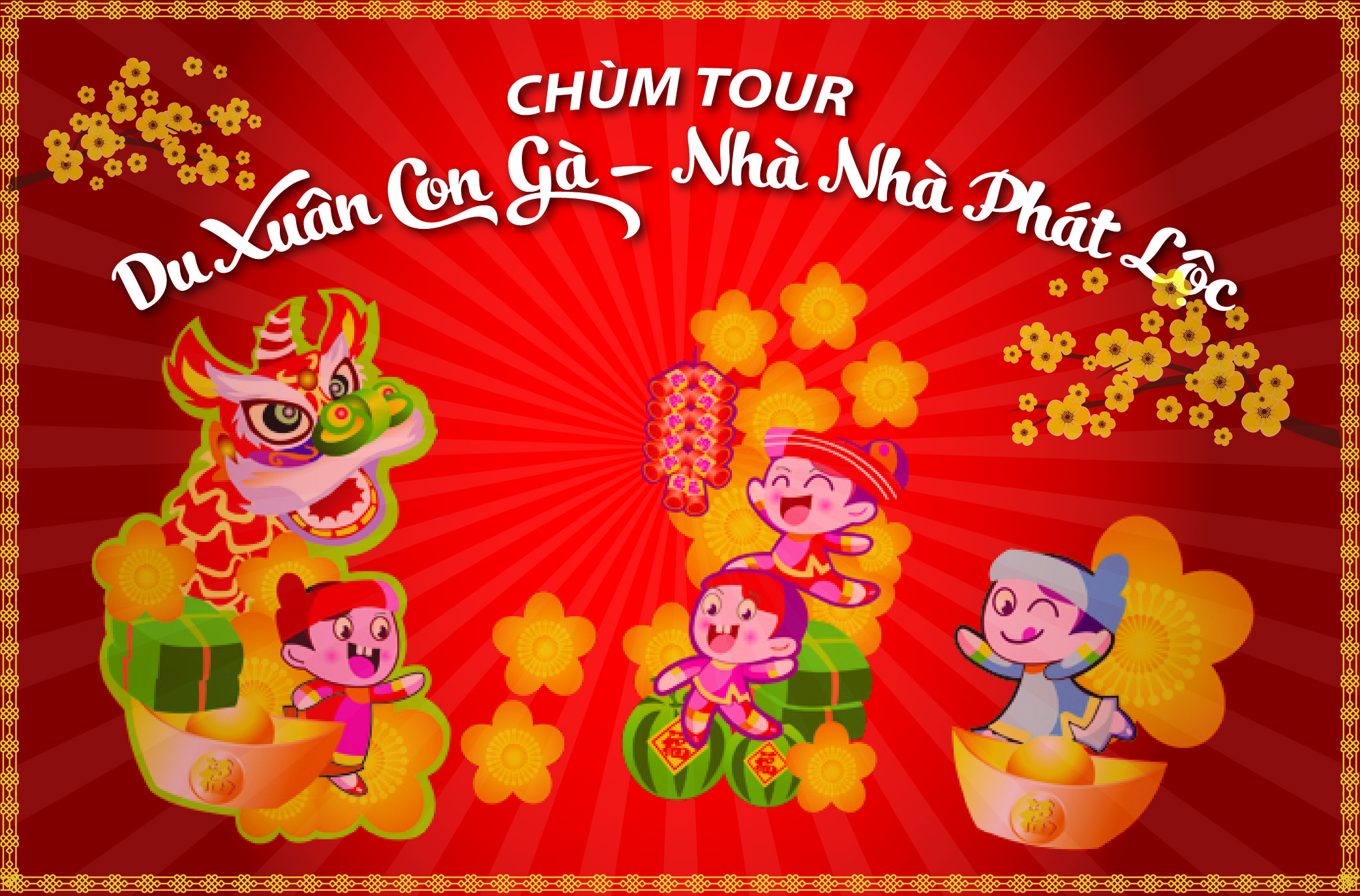 HANOIREDTOURS LÌ XÌ MAY MẮN ĐẦU NĂM CHO 500 DU KHÁCH KHI ĐĂNG KÍ TOUR DU XUÂN