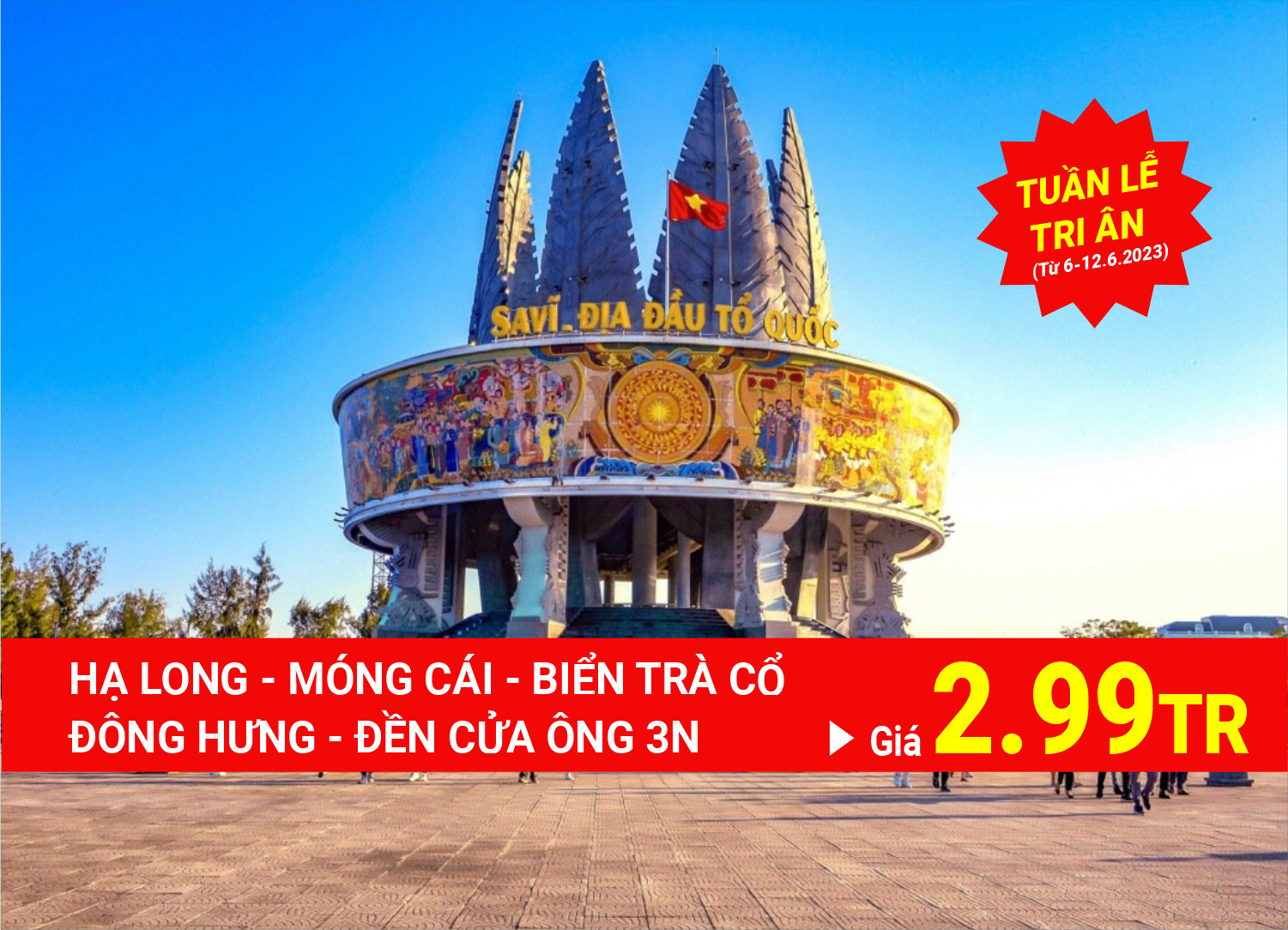 Khám phá Hạ Long-Trà Cổ-Móng Cái-Đông Hưng